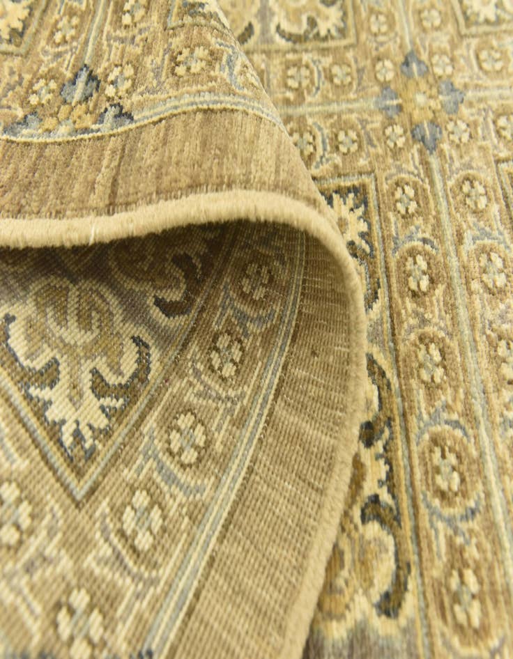 Detail image of  5' 8 x 8'  Hand Knotted Peshawar Ziegler Rug