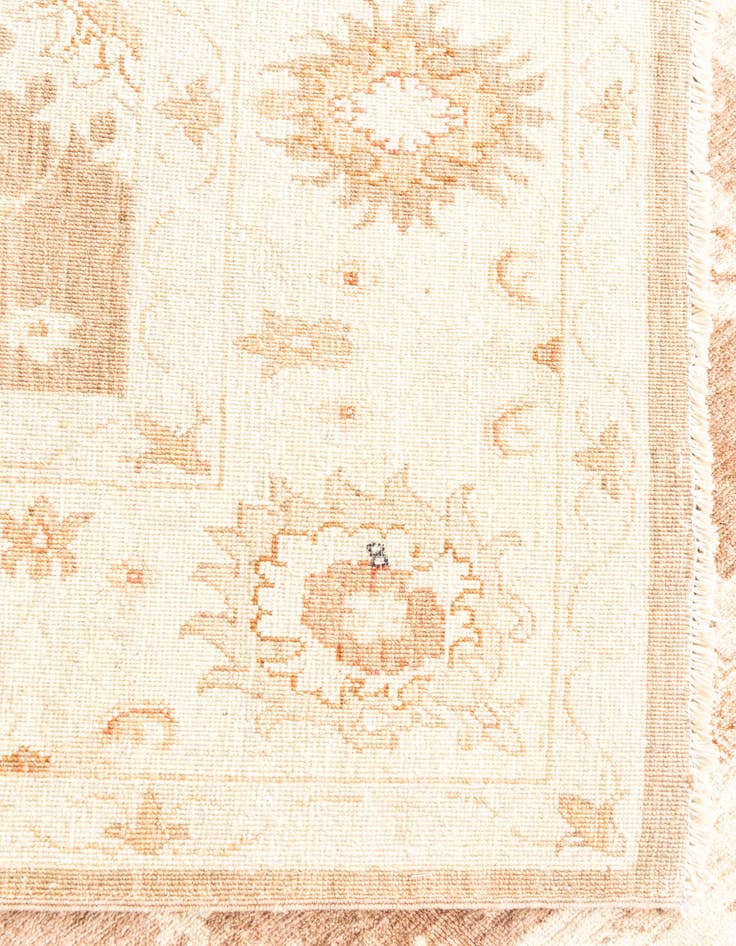 Detail image of  5' 7 x 8' 3  Hand Knotted Peshawar Ziegler Rug