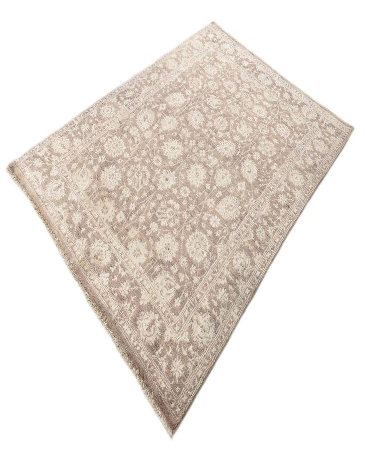 Detail image of  5' 5 x 8'  Hand Knotted Peshawar Ziegler Rug