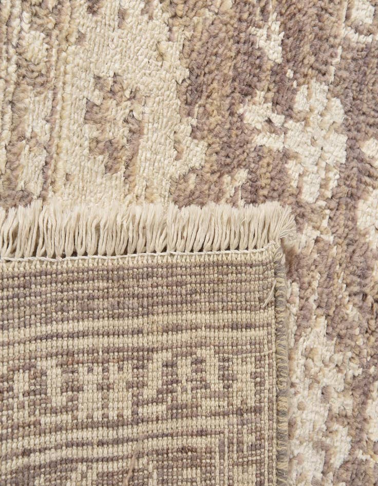 Detail image of  5' 5 x 8'  Hand Knotted Peshawar Ziegler Rug