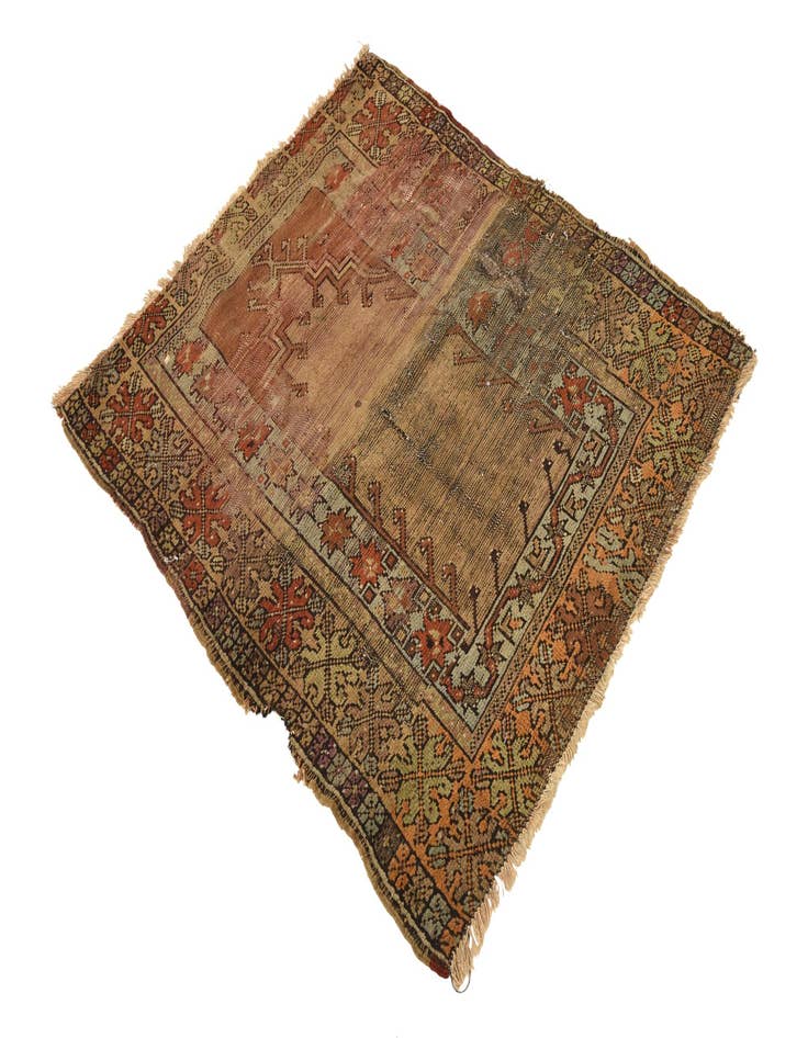 Detail image of  3' 3 x 3' 10  Hand Knotted Shiraz Persian Wool Rug