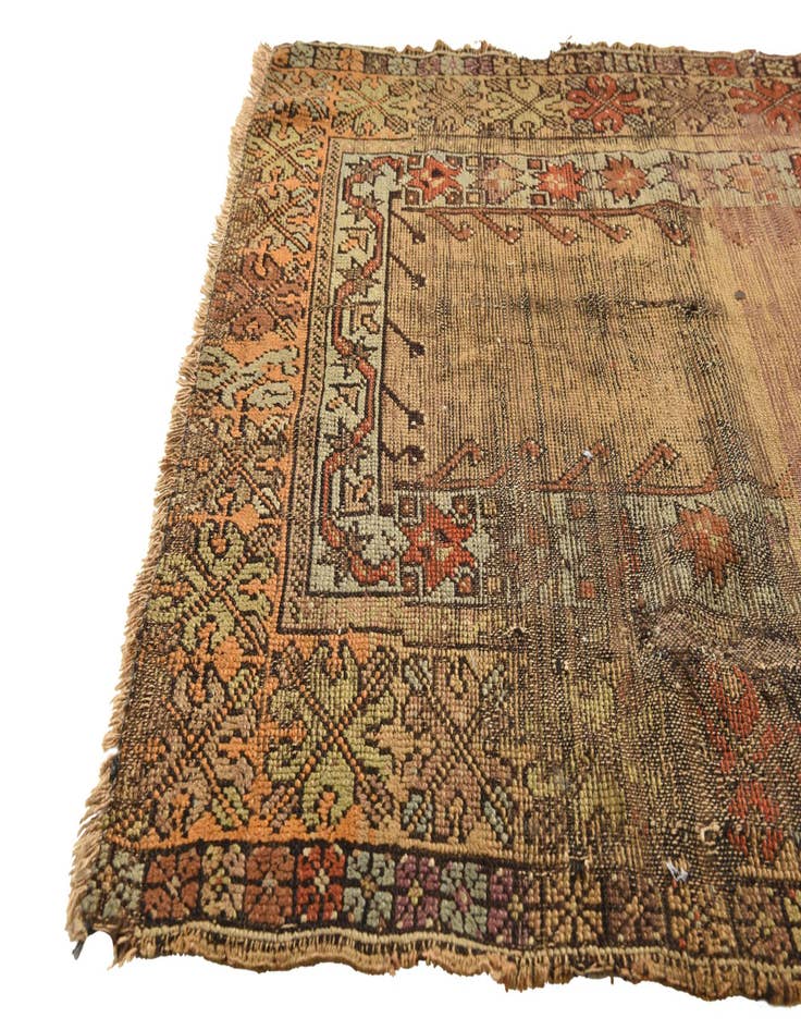 Detail image of  3' 3 x 3' 10  Hand Knotted Shiraz Persian Wool Rug