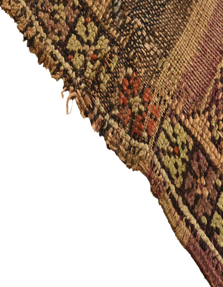 Detail image of  3' 3 x 3' 10  Hand Knotted Shiraz Persian Wool Rug