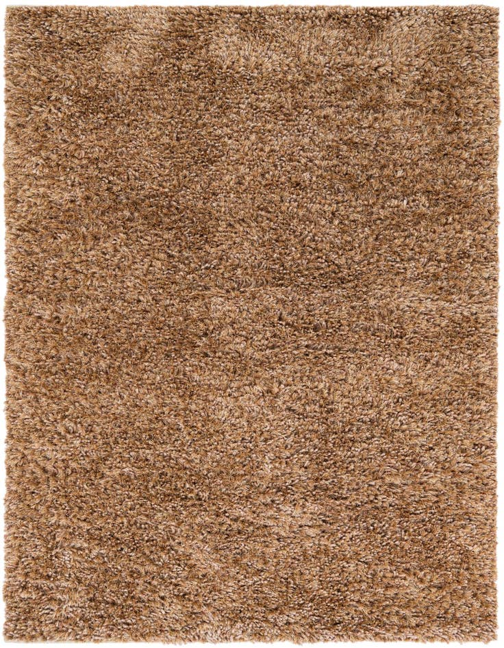 Detail image of  5' x 6' 10  Hand Knotted Solid Shag Oriental Rug