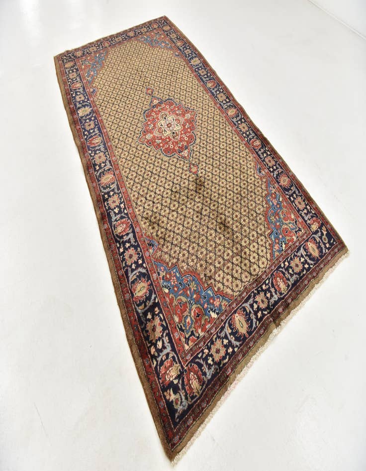 Detail image of  5' 6 x 9' 5  Hand Knotted Songhor Persian Wool Rug