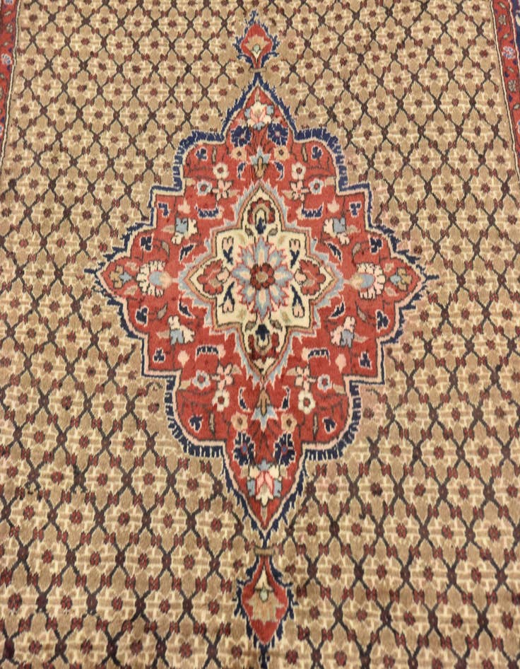 Detail image of  5' 6 x 9' 5  Hand Knotted Songhor Persian Wool Rug