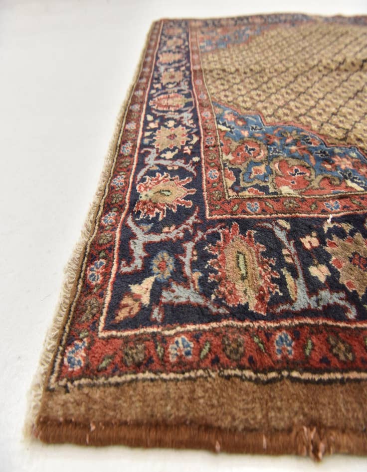 Detail image of  5' 6 x 9' 5  Hand Knotted Songhor Persian Wool Rug