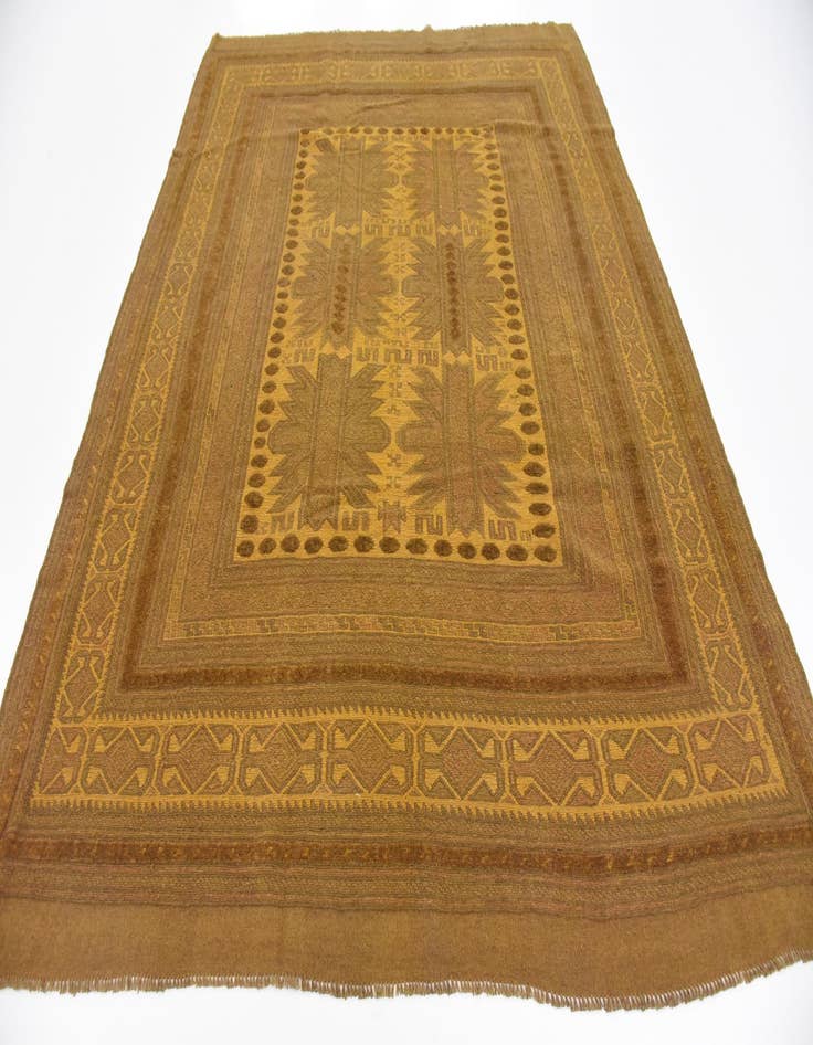 Detail image of  6' 4 x 8' 3  Hand Woven Sumak Wool Rug