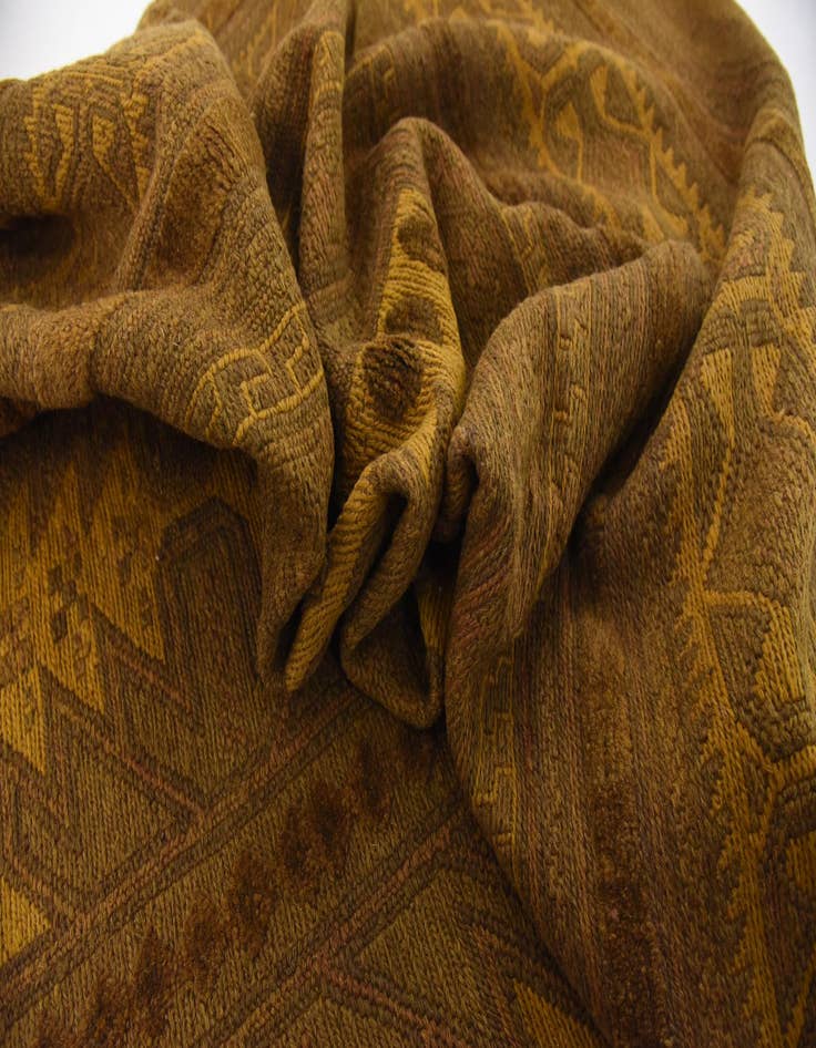 Detail image of  6' 4 x 8' 3  Hand Woven Sumak Wool Rug