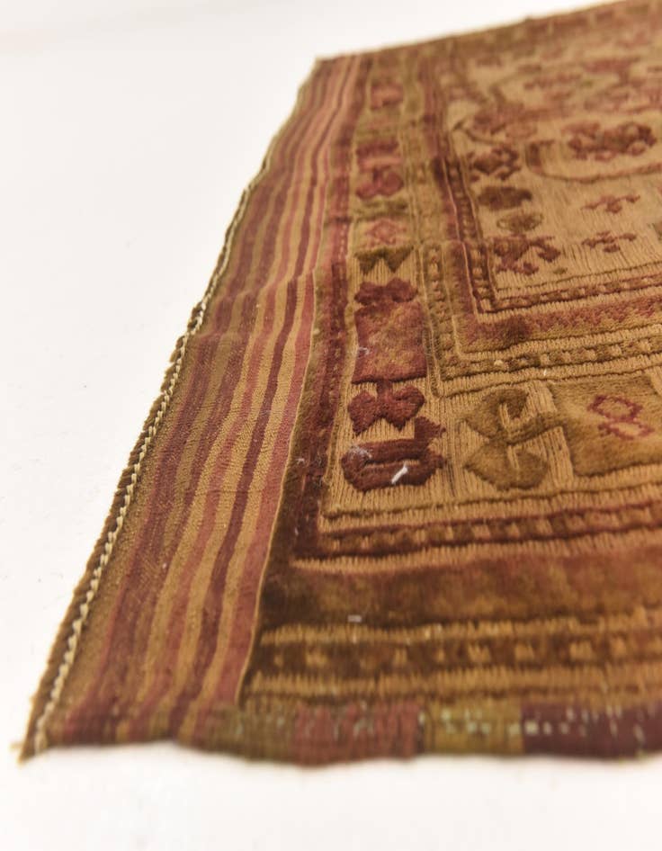 Detail image of  5' 10 x 8' 8  Hand Knotted Sumak Wool Rug