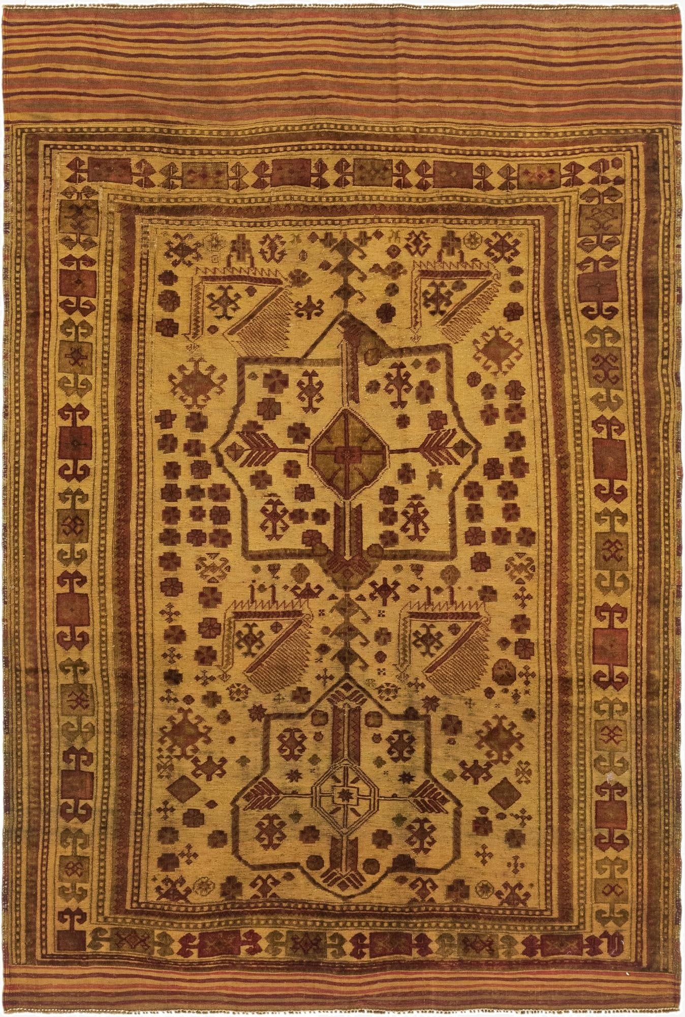  5' 10 x 8' 8  Hand Knotted Sumak Wool Rug