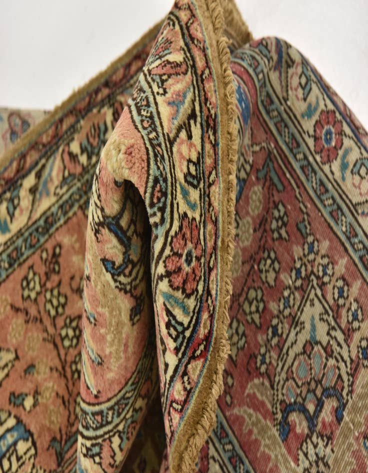 Detail image of  9' 7 x 13'  Hand Knotted Tabriz Persian Wool Rug