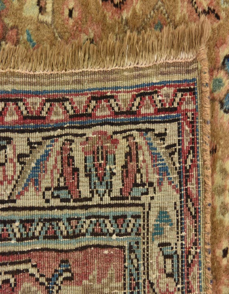 Detail image of  9' 7 x 13'  Hand Knotted Tabriz Persian Wool Rug