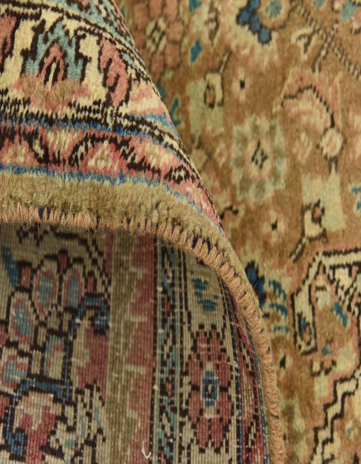Detail image of  9' 7 x 13'  Hand Knotted Tabriz Persian Wool Rug