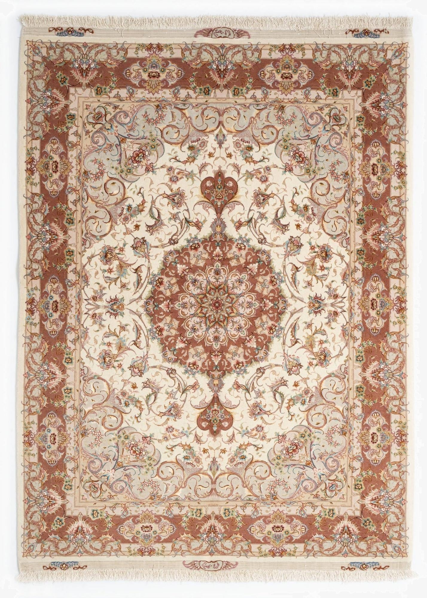  4' 11 x 7' Tabriz Rug