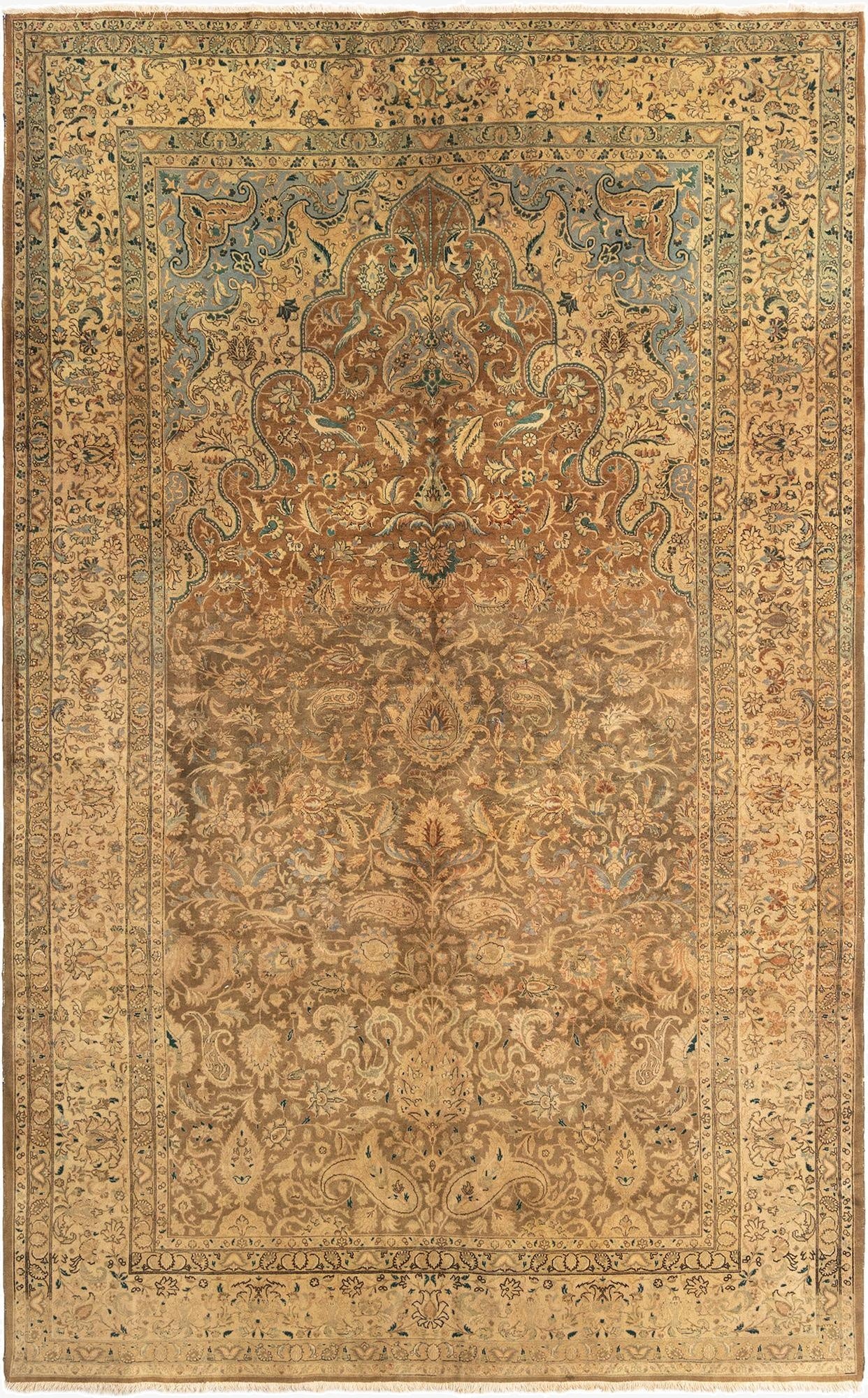  5' 9 x 9' 4 Tabriz Wool Rug