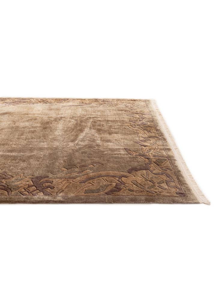 Detail image of  8' 1 x 9' 11  Hand Knotted Tibet Wool Rug