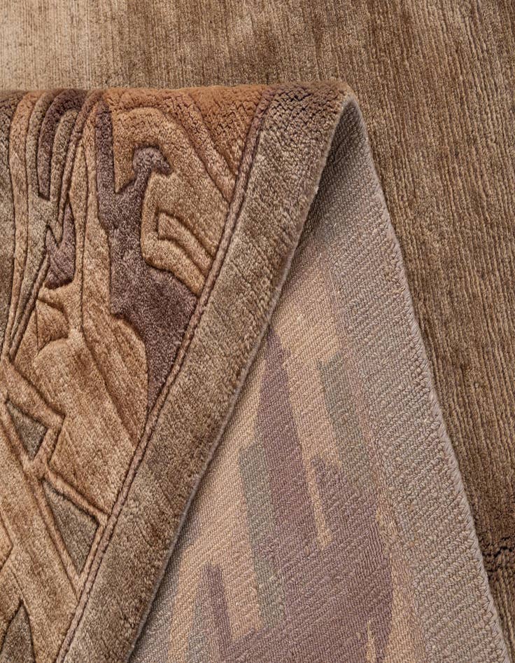 Detail image of  8' 1 x 9' 11  Hand Knotted Tibet Wool Rug