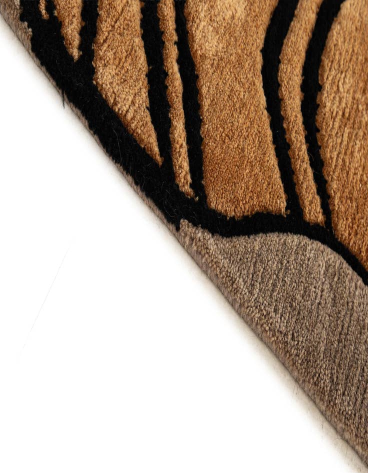 Detail image of  4' x 5' 11  Hand Knotted Tibet Wool Rug