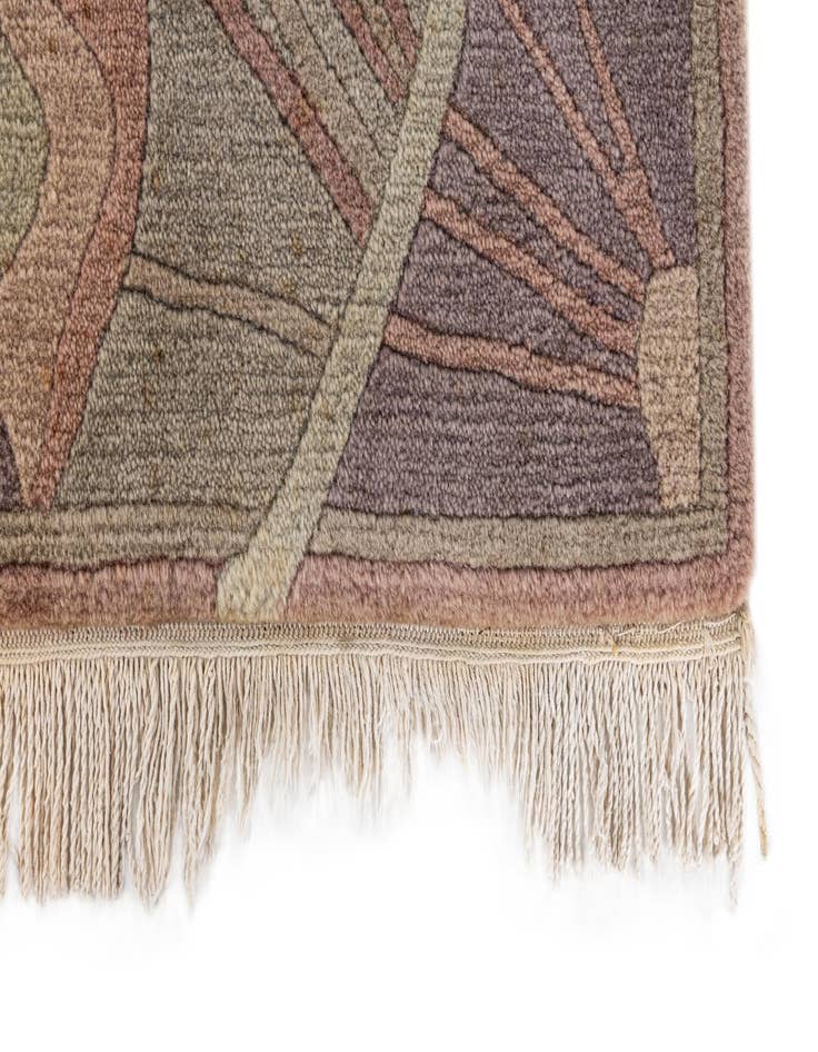 Detail image of  5' 8 x 7' 8  Hand Knotted Tibet Wool Rug