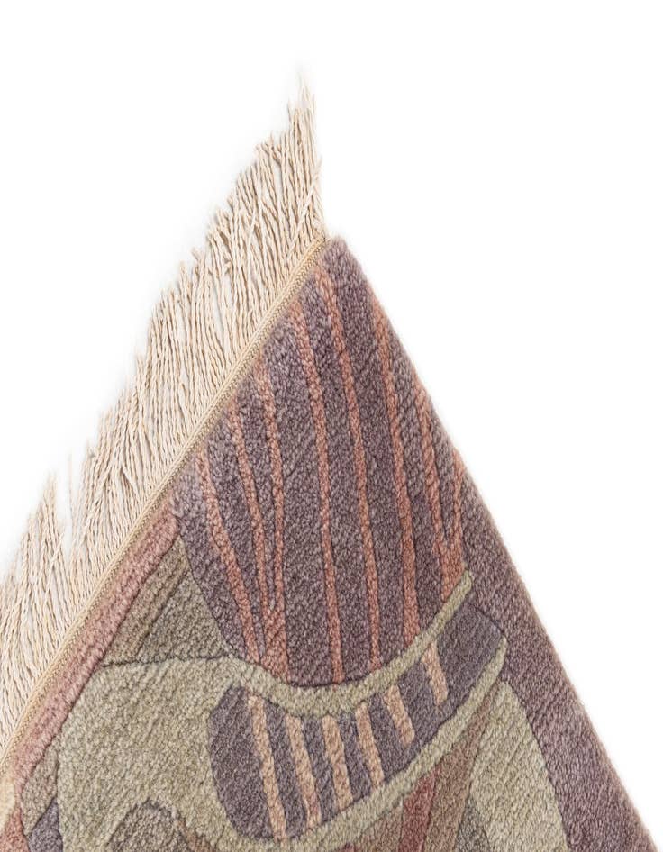 Detail image of  5' 8 x 7' 8  Hand Knotted Tibet Wool Rug