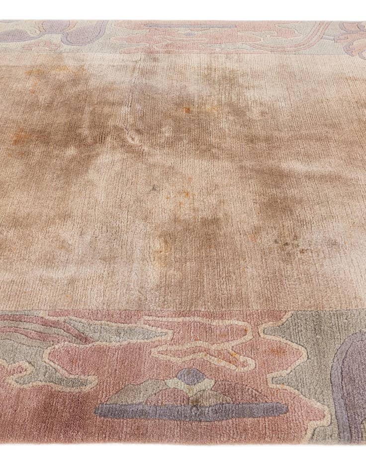 Detail image of  5' 8 x 7' 8  Hand Knotted Tibet Wool Rug