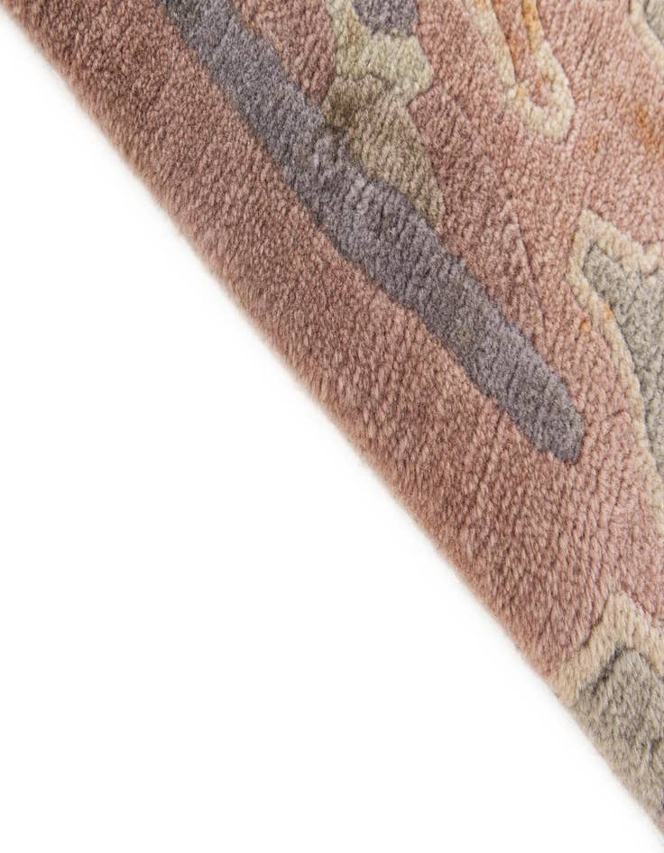 Detail image of  5' 8 x 7' 8  Hand Knotted Tibet Wool Rug