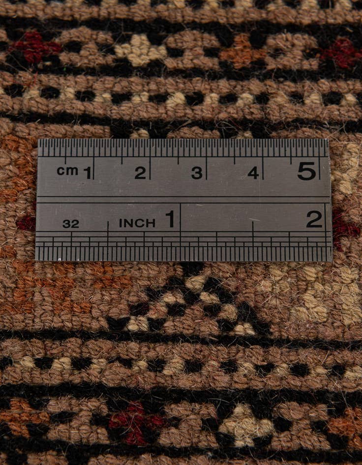 Detail image of  1' 10 x 3' 4  Hand Knotted Torkaman Persian Wool Rug