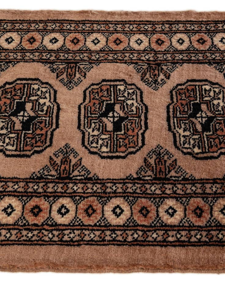 Detail image of  2' 1 x 2' 10  Hand Knotted Torkaman Persian Wool Rug