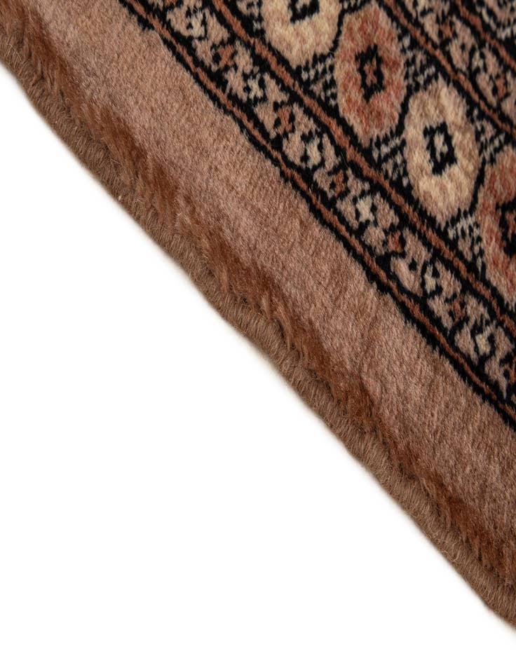 Detail image of  2' 1 x 2' 10  Hand Knotted Torkaman Persian Wool Rug