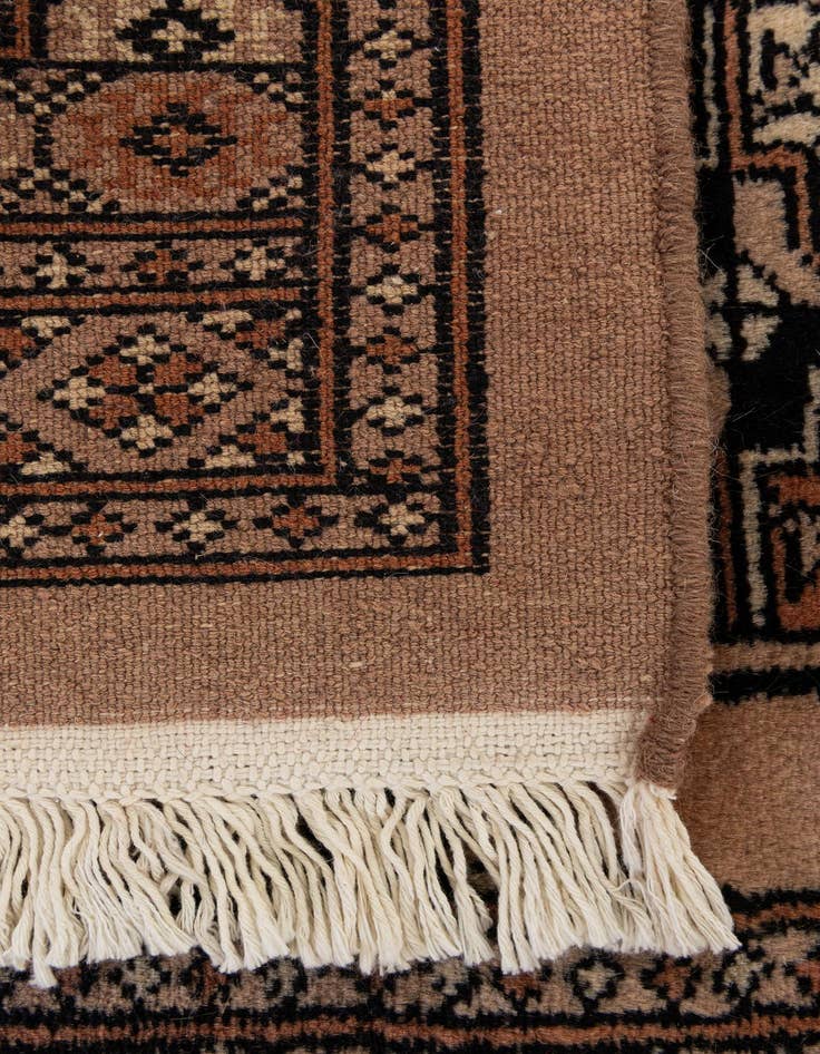 Detail image of  2' 1 x 2' 10  Hand Knotted Torkaman Persian Wool Rug