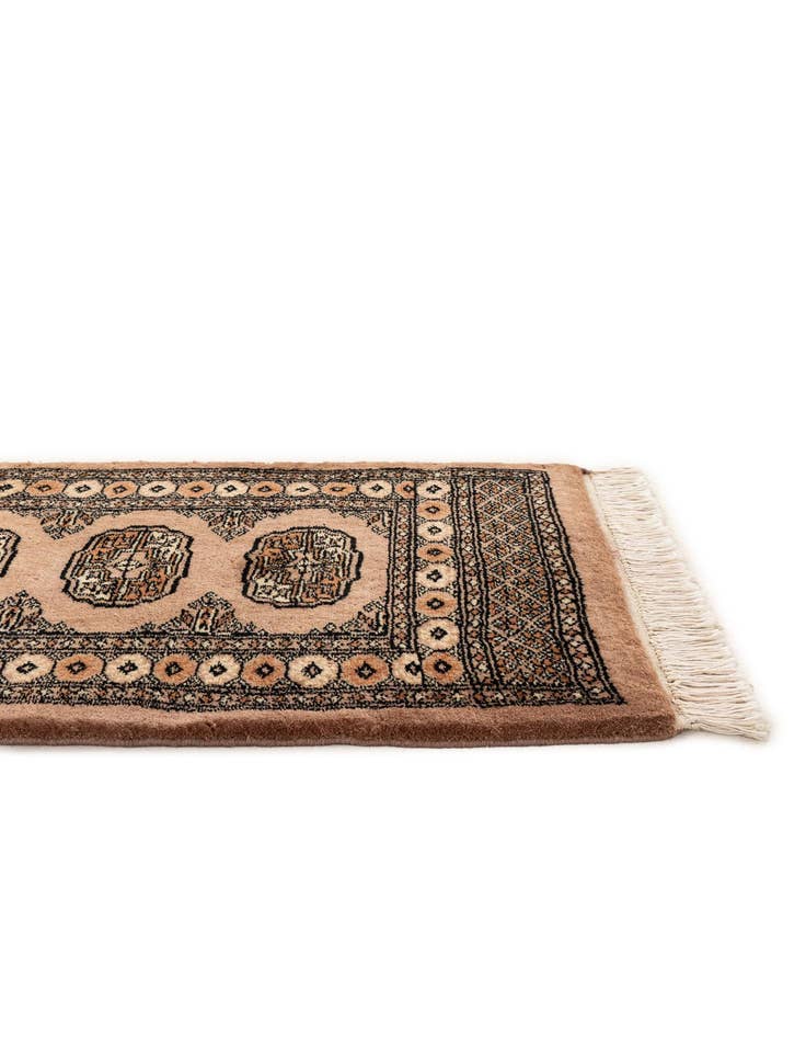 Detail image of  2' x 3'  Hand Knotted Torkaman Persian Wool Rug