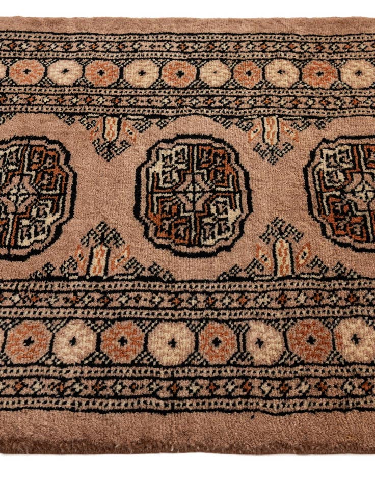 Detail image of  2' 2 x 3' 2  Hand Knotted Torkaman Persian Wool Rug