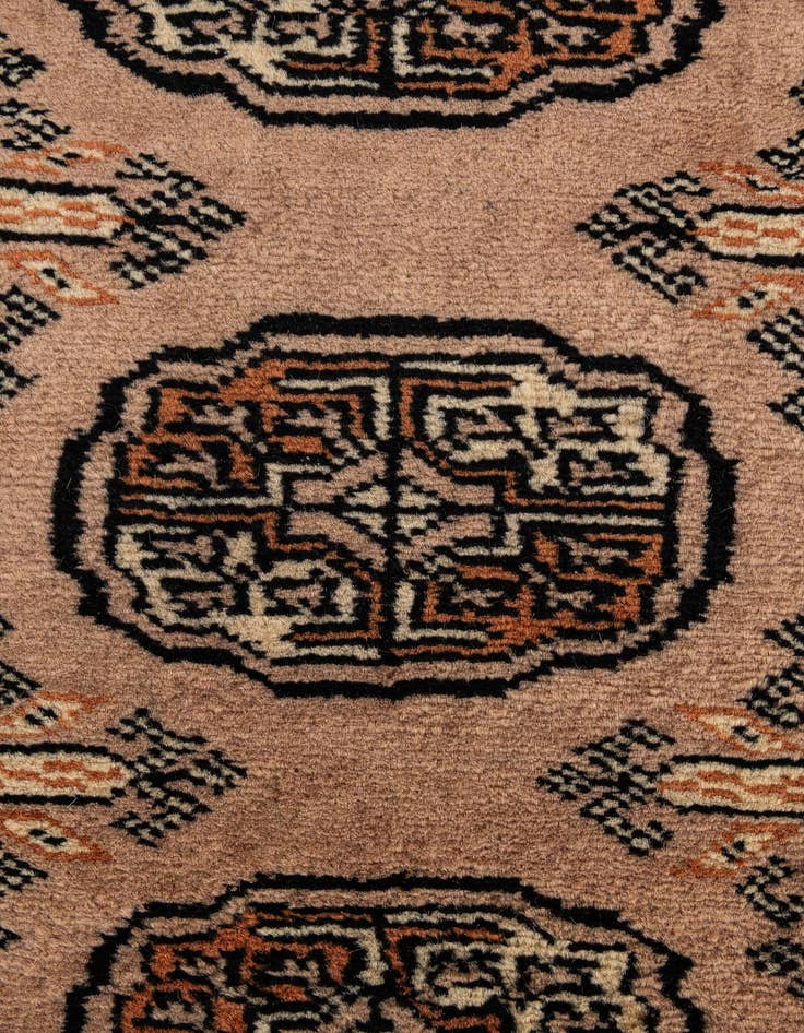 Detail image of  2' 2 x 3' 2  Hand Knotted Torkaman Persian Wool Rug