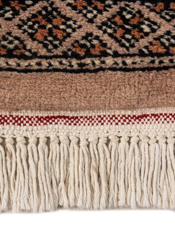 Detail image of  2' 2 x 3' 2  Hand Knotted Torkaman Persian Wool Rug
