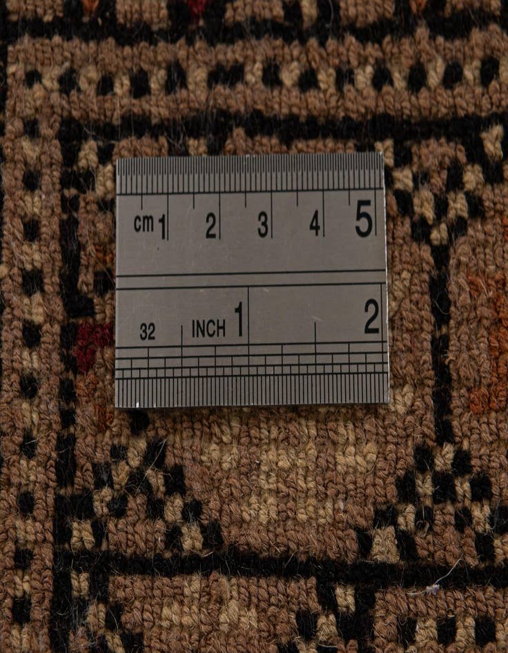 Detail image of  2' 2 x 3' 1  Hand Knotted Torkaman Persian Wool Rug