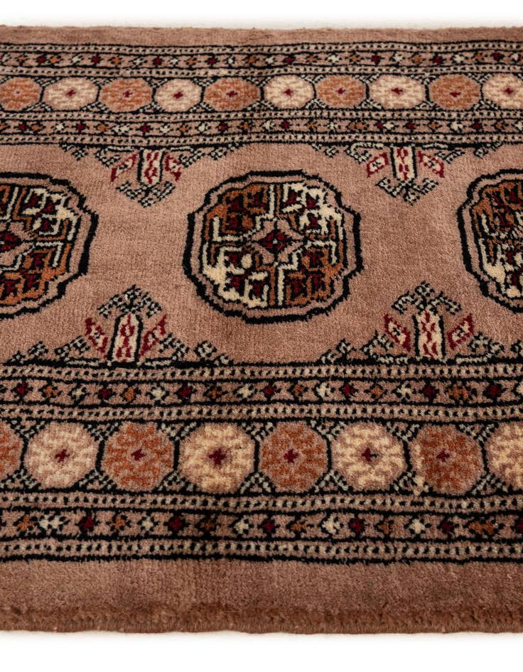 Detail image of  2' 2 x 3' 1  Hand Knotted Torkaman Persian Wool Rug