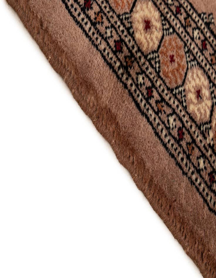 Detail image of  2' 2 x 3' 1  Hand Knotted Torkaman Persian Wool Rug