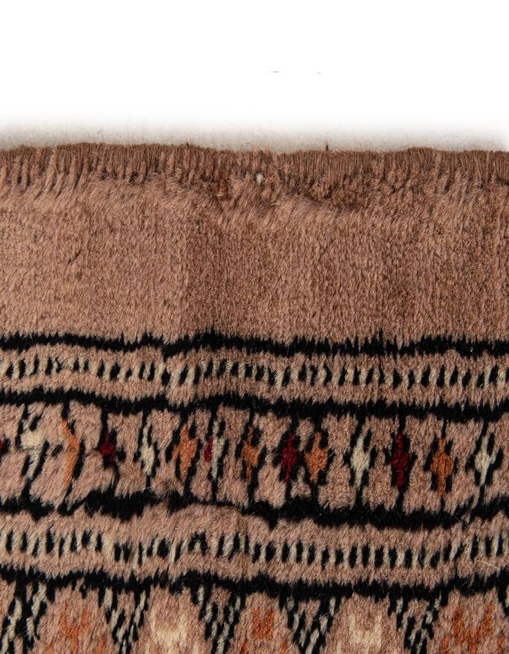 Detail image of  2' 2 x 3' 1  Hand Knotted Torkaman Persian Wool Rug