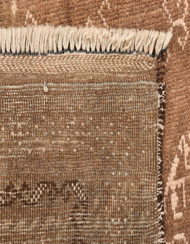 Detail image of  3' 10 x 6' 2  Hand Knotted Torkaman Persian Wool Rug