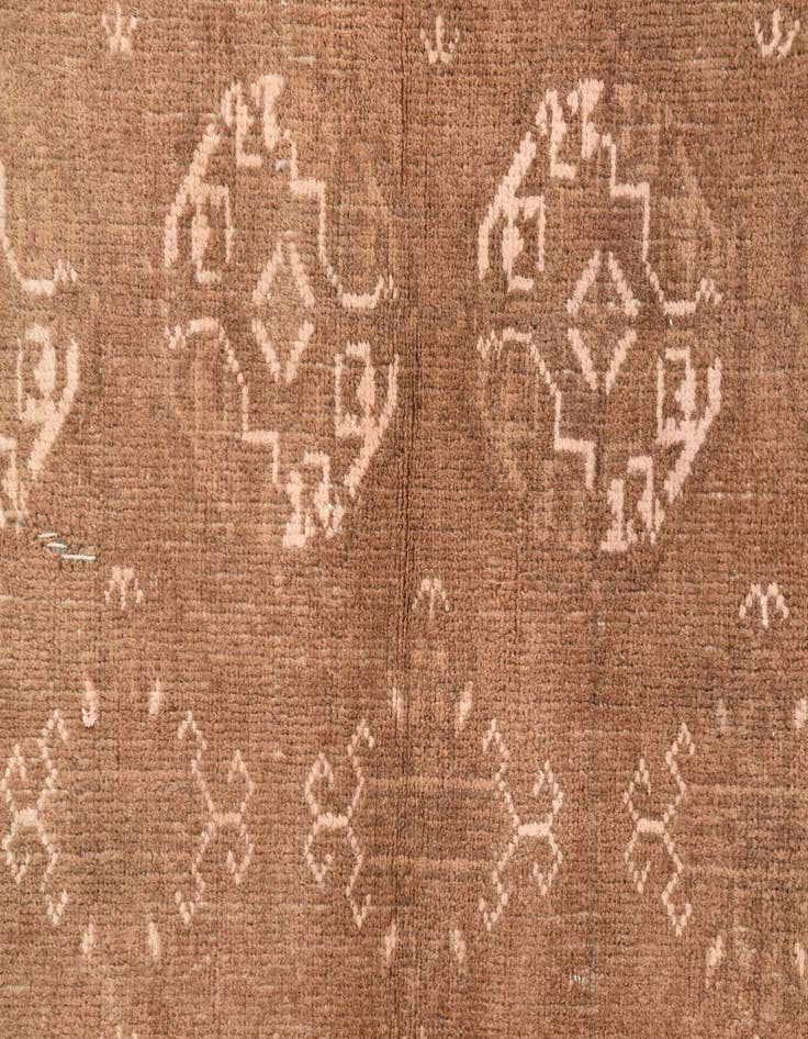 Detail image of  3' 10 x 6' 2  Hand Knotted Torkaman Persian Wool Rug