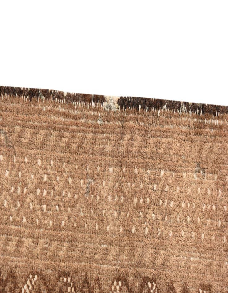 Detail image of  3' 10 x 6' 2  Hand Knotted Torkaman Persian Wool Rug