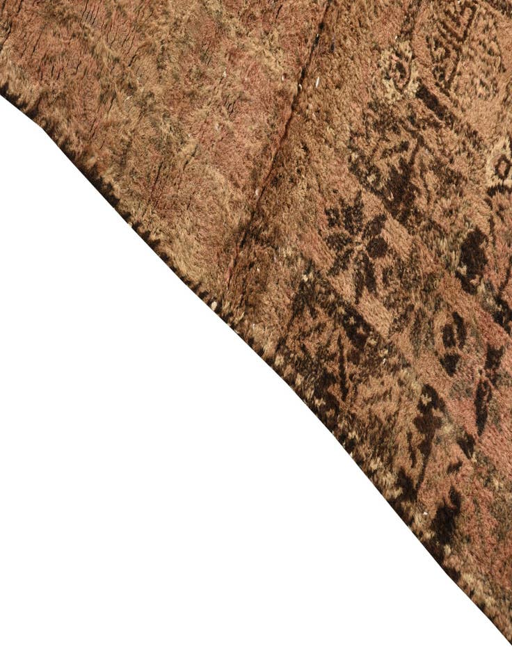 Detail image of  3' 5 x 4' 5  Hand Knotted Torkaman Persian Wool Rug