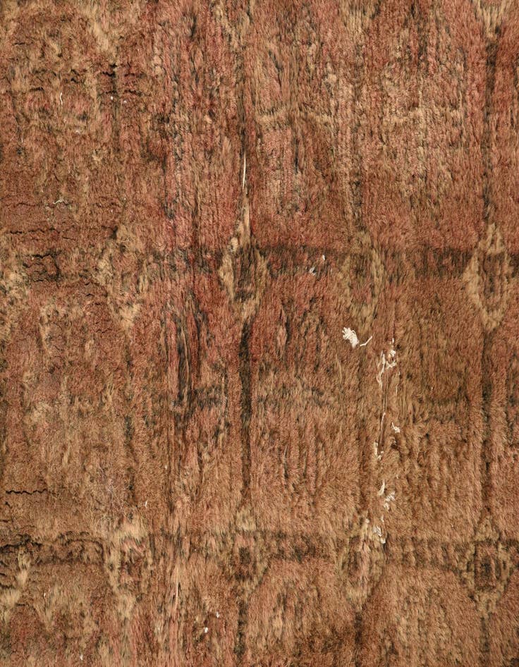 Detail image of  3' 5 x 4' 5  Hand Knotted Torkaman Persian Wool Rug