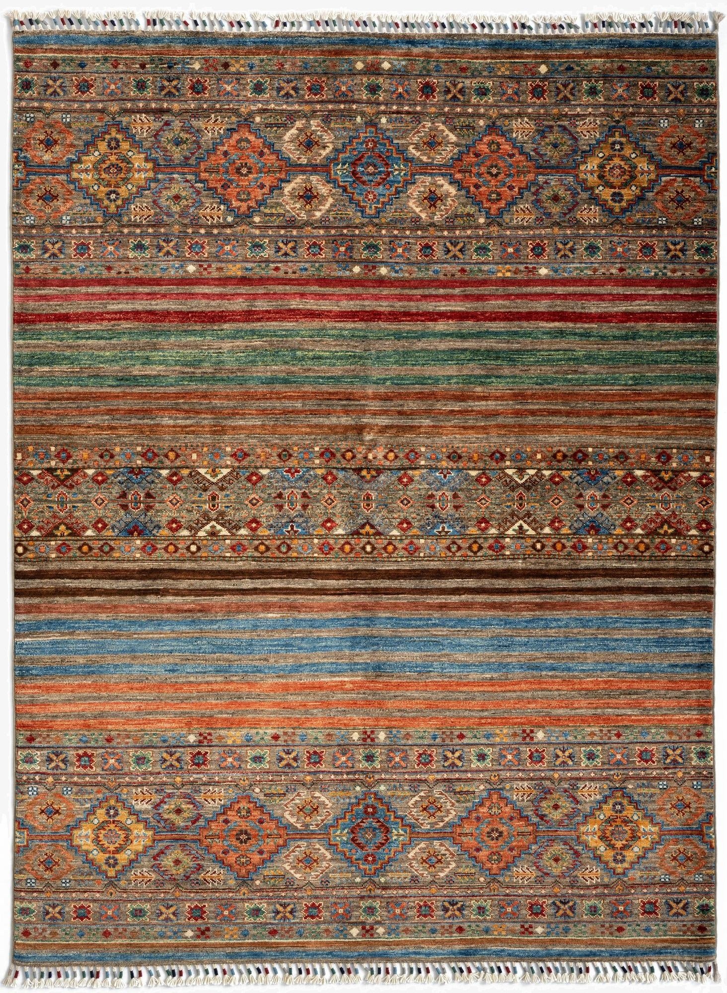  5' x 6' 8 Torkman Wool Rug