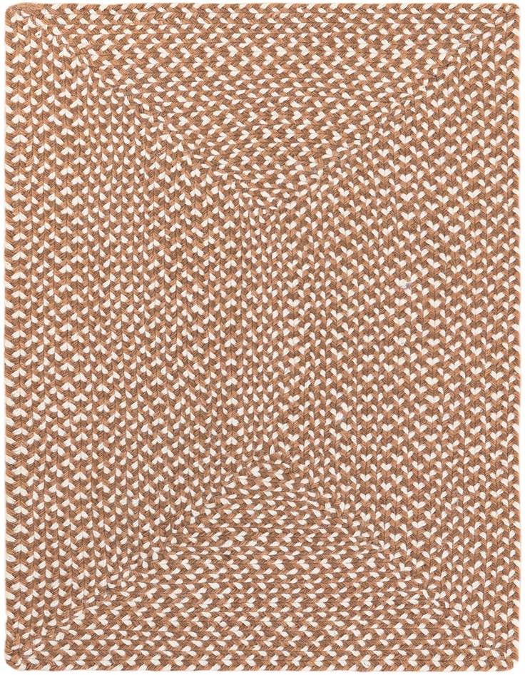 Detail image of  2' x 3' 1  Hand Tweed Braided Jute Rug