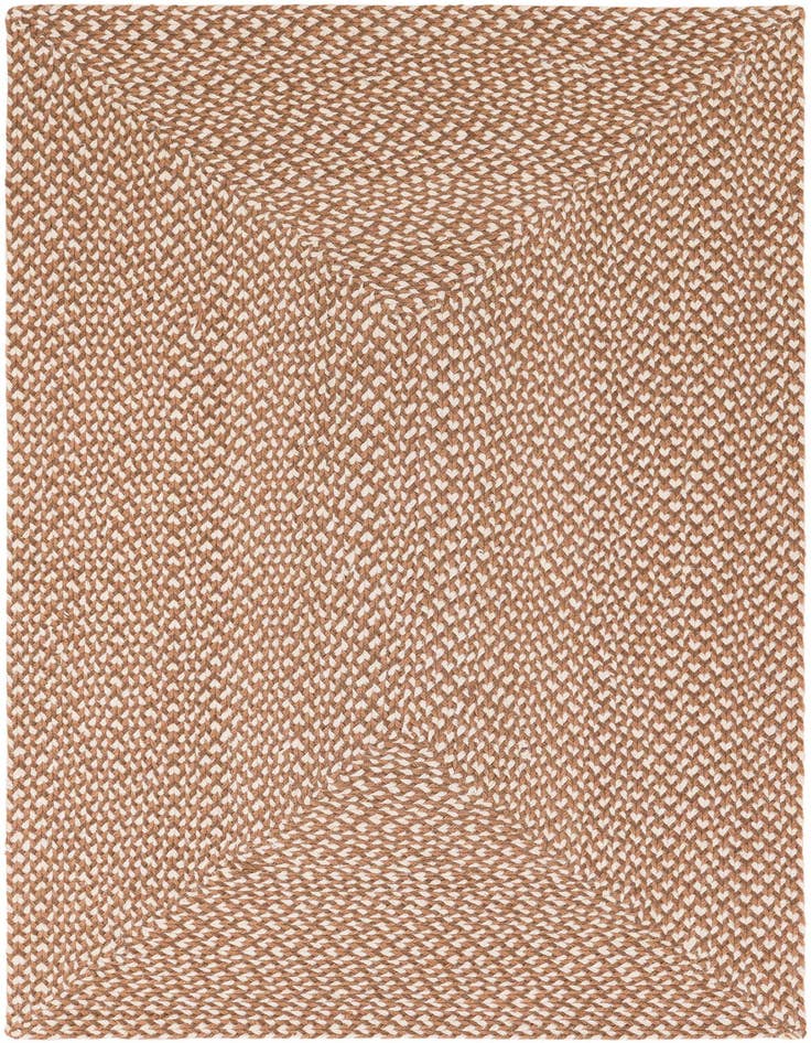 Detail image of  3' 1 x 5' 1  Hand Tweed Braided Jute Rug