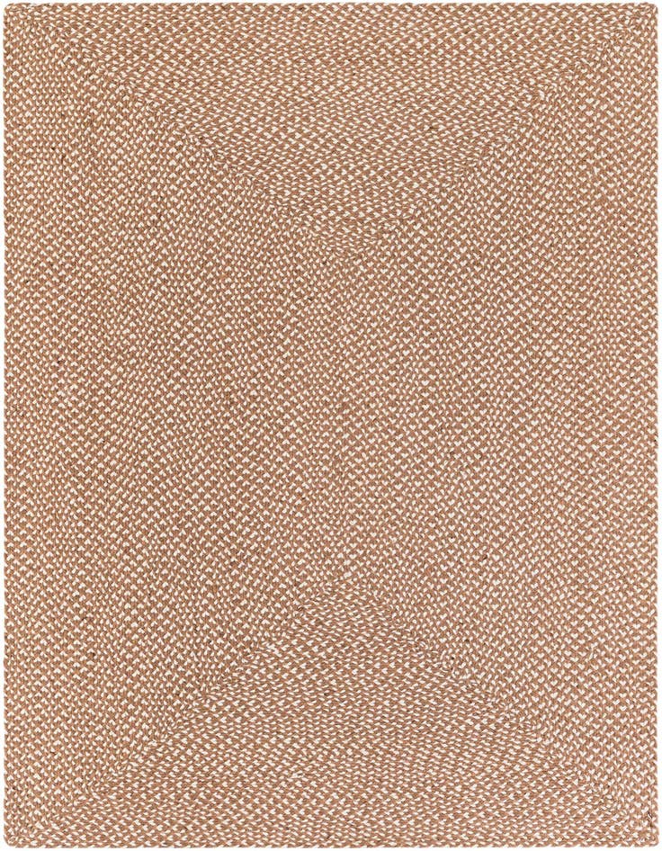 Detail image of  5' 1 x 8'  Hand Tweed Braided Jute Rug