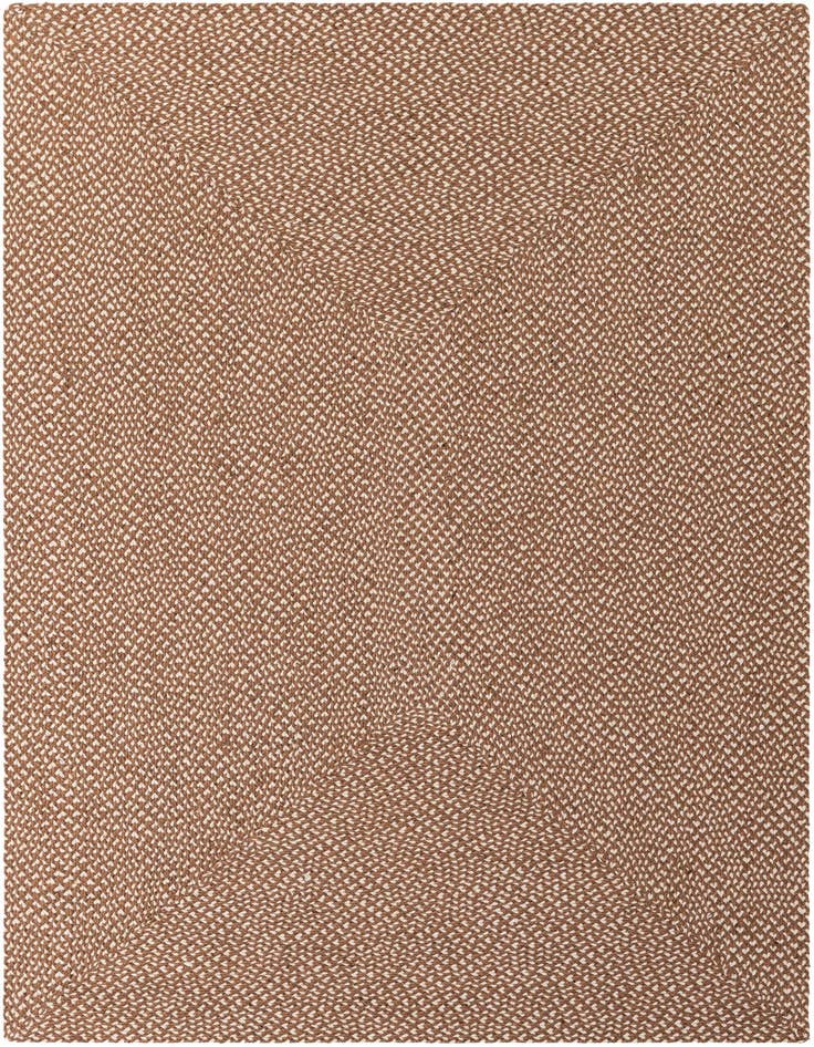 Detail image of  6' 1 x 9'  Hand Tweed Braided Jute Rug