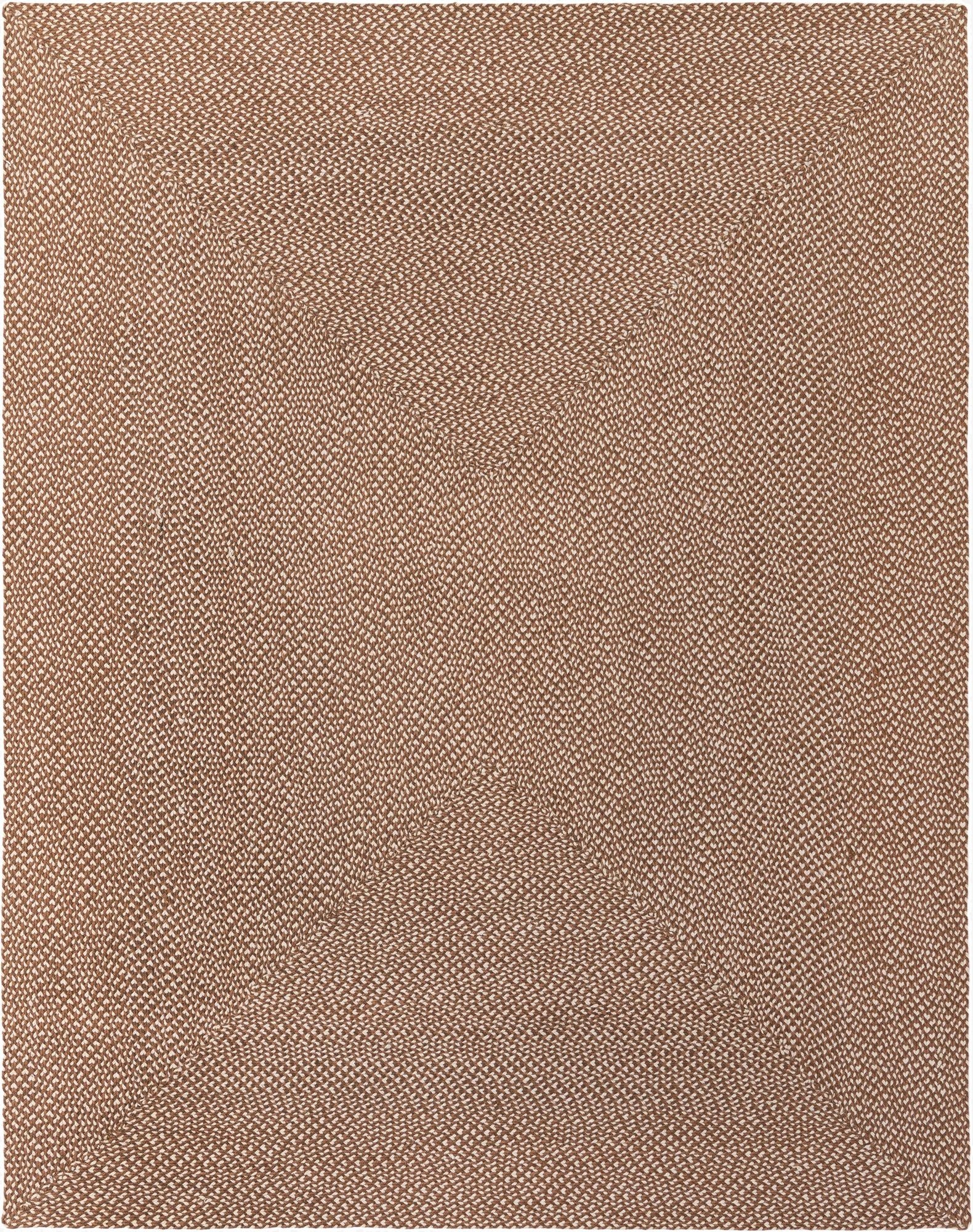  7' 10 x 10'  Hand Tweed Braided Jute Rug